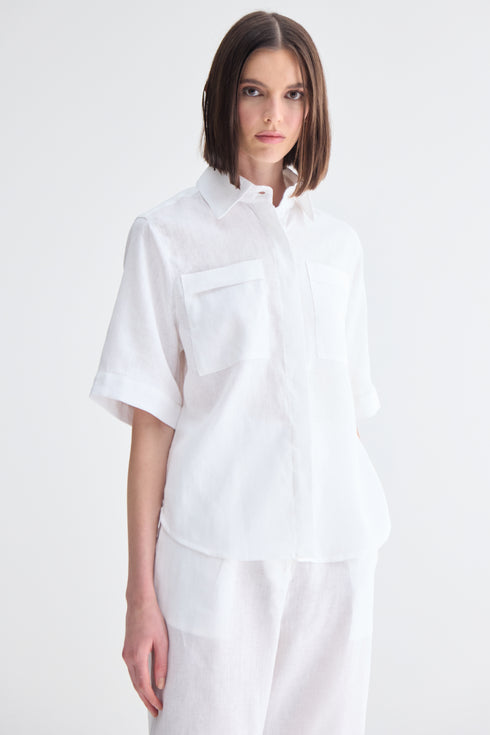CAMISA MANGA CURTA BRANCO